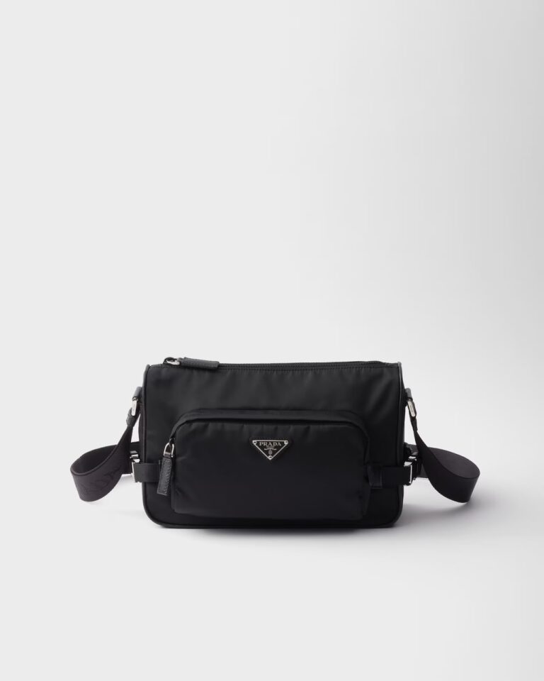 Sac Prada porté épaule en Re-Nylon et Saffiano